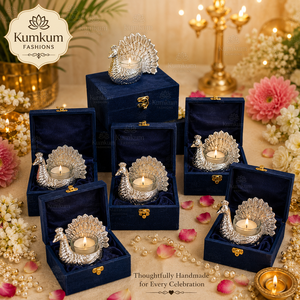 Portavelas de Cristal Alemán Premium con Diseño de Pavo Real, Duradero, en Caja de Regalo de Lujo, para Diwali, Bodas, Templos, Decoración del Hogar, Regalo - Product Image 3