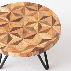 ฐานวางเค้กไม้เนื้อแข็งขนาด 12 นิ้ว |   ชั้นวางขนมทำมือสำหรับร้านเบเกอรี่และบริการจัดเลี้ยง - Product Image 1