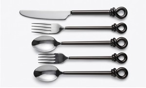 Juego de cubiertos hechos a mano decorativos Premium S. Juego de cubiertos de acero con pulido brillante/niquelado Juego de cubiertos de lujo para mesa de boda - Product Image 3