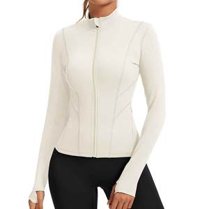 Veste de survêtement OEM en gros à prix abordable avec logos personnalisés et veste de survêtement respirante confortable pour femmes - Product Image 1