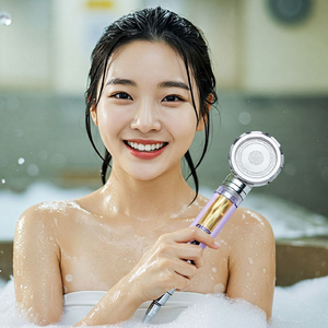 Top Product For Baby Care Healthcare Supply Certificate Test Report Anion Shower Head Sterilization Filter For Babies' Shower - Product Image 2