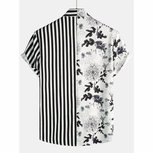 Chemises Hawaïennes pour Hommes de Haute Qualité en Twill 100% Coton Respirantes et à Séchage Rapide à Manches Courtes pour Vacances à la Plage Vente en Gros - Product Image 2