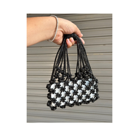 Sac à main pour téléphone en macramé fait main style bohème chic avec perles, très vendu, léger et tissé à la main pour smartphones