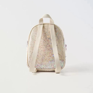 New Fashion Girls' Canvas Transparent Waterproof <b>Mini</b> <b>Backpack</b> with Zipper Closure for Kindergarten Wholesale Price - Product Image 2