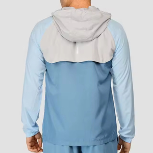 เสื้อแจ็คเก็ตกันลมระบายอากาศได้ดี ชุดเซ็ตสองชิ้น ยูนิเซ็กส์ สไตล์ลำลอง ไนลอน 100% คุณภาพสูง ขายส่ง - Product Image 5