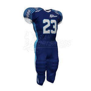 Uniforme de Fútbol Americano Transpirable de Alta Calidad, Conjunto de Jersey y Pantalones Personalizables con Ajuste Flexible para Equipos al Aire Libre - Product Image 1