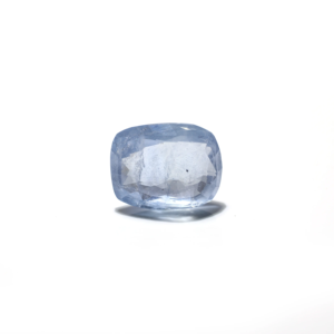 Loose 6.9 Carat Sky Blue Sapphire Gemstone-Excellent Diamond Cut 11mm X 20mm for Fine Jewelry - Product Image 2
