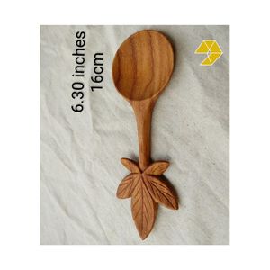 Cuillère en bois 99 Gold Data Helen, spatules minimalistes écologiques, outils de cuisine écologiques, cuillère en bois japonaise - Product Image 3