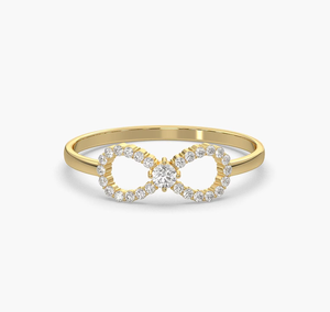 Anillo de Mujer de Oro de 14 Quilates Chapado en Oro Vintage Hecho a Mano con Diamantes Cultivados en Laboratorio de Corte Brillante, Certificado por IGI, Joyería Fina de Regalo - Product Image 3