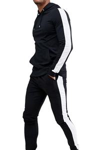 Couper et coudre 100% coton personnaliser Streetwear sérigraphie hommes survêtements 300 GSM survêtement organique lourd - Product Image 5