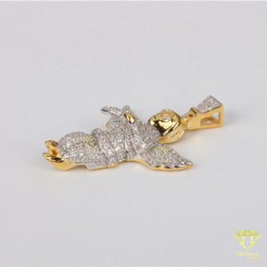 Designer Heavenly Pendant With Angel Wings And Premium Jewelry Finish - Product Image 3