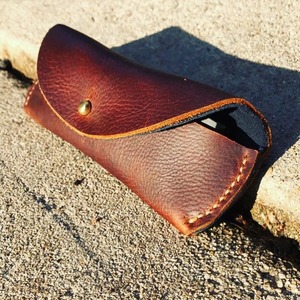 New Handmade Classic Genuine Leather <b>Glasses</b> Cover Luxury Eyewear <b>Case</b> Full Grain Leather Sunglasses Pouch LGC-0087 - Product Image 6