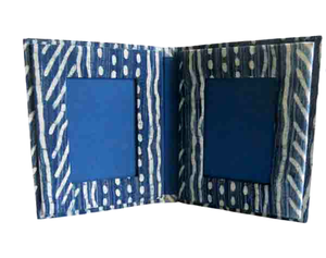Beautiful Blue Magnetic Eco-friendly Wood <b>Wedding</b> <b>Gift</b> <b>Photo</b> <b>Frame</b> with Customizable Design Logo Camelon Exports From Rajasthan - Product Image 3