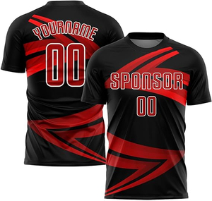 เสื้อฟุตบอลยูนิเซ็กซ์ปี 2026 คุณภาพสูง แขนสั้น โพลีเอสเตอร์ 100% รับผลิตตามแบบ OEM ODM  ขั้นต่ำในการสั่งซื้อน้อย - Product Image 3