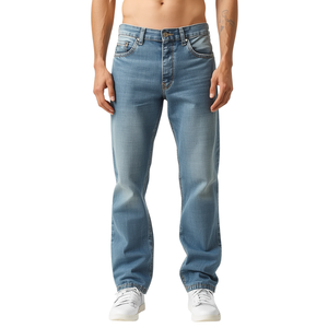 Pantalon en toile empilée pour homme, taille élastique, style urbain - Product Image 1