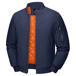 Nouvelle veste coupe-vent décontractée pour homme, modèle 2026, personnalisable, fabrication OEM, veste de sport d'automne, veste bomber d'hiver pour homme - Product Image 5
