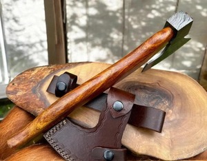 Hache de bûcheron en acier Damas de haute qualité 2026 avec manche en bois pour le camping à prix raisonnable - Product Image 3