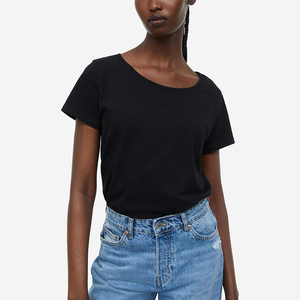 เสื้อยืดคอกลมแขนสั้นสีน้ำเงินไซส์พลัส พร้อมสกรีนลายตามสั่ง - Product Image 1