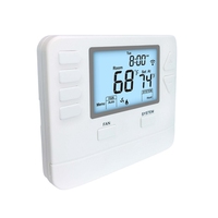 Termostato Inteligente WiFi TUYA STN705W 24V Programable para Sistemas HVAC, Compatible con Alexa