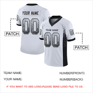 เสื้อฟุตบอลอเมริกันคุณภาพสูง แบบสั่งทำพิเศษ ผ้าโพลีเอสเตอร์ตาข่าย ระบายอากาศได้ดี ชุดฝึกซ้อม ผลิตจำนวนมาก รับผลิตแบบ OEM ชุดกีฬา - Product Image 3