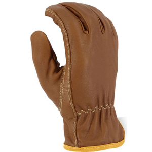 High Quality Anti-Slip Breathable Leather Driver <b>Gloves</b> Palm for Workplace Safety Comfortable Hand - Product Image 2