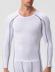 Men's Compression Long Sleeve Performance Shirt Premium Quick Dry Compression Base <b>Layer</b> <b>Top</b> Men's Athletic Compression Training - Product Image 2