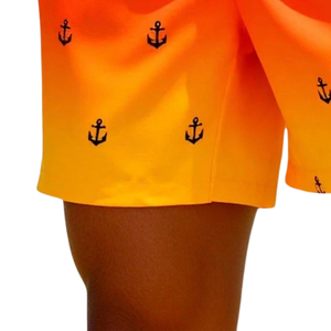 Shorts de bain imprimés pour hommes, séchage rapide, respirants, taille élastique avec cordon de serrage, coupe décontractée, pour sports nautiques et vacances d'été - Product Image 6