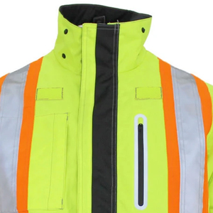 Chaqueta de Seguridad Impermeable 3 en 1 de Alta Visibilidad para Hombre, Chaleco de Trabajo de Invierno con Cinta Reflectante, Personalizable con Logotipo, OEM Disponible - Product Image 2