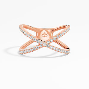 แหวนเพชรโมอิสซาไนต์ทรงคลาสสิค ดีไซน์ร่วมสมัย สำหรับผู้หญิง ประดับเพชร 0.35 กะรัต แบบฝังหนามเตย ชุบโรเดียม รับรองคุณภาพ ขายส่ง B2B - Product Image 5