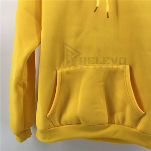 <b>Plain</b> Hooded <b>Sweatshirt</b> Cotton Blend Pullover Hoodie Comfortable Daily Wear Unisex Bulk Manufacturer - Product Image 4