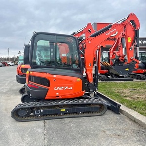 Mini-excavatrice sur chenilles Kubota U27-4 d'occasion 100% originale, moteur Kubota, garantie 1 an, performances fiables - Product Image 3