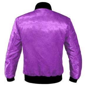 Men's Yellow Bomber <b>Jacket</b> Solid Color Stand Collar Casual Style Polyester Material Regular Fit Autumn Wear - Product Image 5