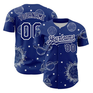 Custom Sublimation Baseball Jersey Team Uniform Breathable Athletic Sports Shirt - Product Image 1