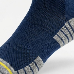 Crew <b>Socks</b> Solid Navy Blue Breathable Spandex Polyester Knitted for Adults Casual Daily Use Spring Season - Product Image 6