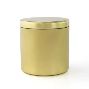 Antique Gold Metal Candle Jar <b>Tea</b> <b>Light</b> <b>Holder</b> for Home Decoration Wedding Centerpiece and Gift Purpose - Product Image 1