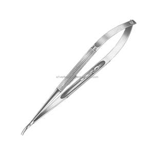 Portaagujas Manuales Curvos A-1 VERITAS de Alta Venta (18.5cm) para Microagujas, Instrumentos Quirúrgicos Reutilizables |   Kit de Sutura Médico - Product Image 2