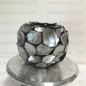 Low MOQ High Quality Modern Mother of Pearl <b>Table</b> Vase Home Decoration Handcrafted Wholesaled Nice Price From Vietnam - Product Image 4