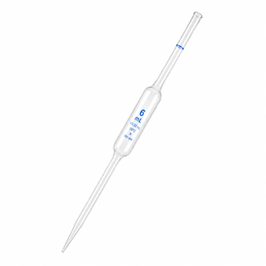 Pipette volumétrique en verre borosilicate transparent de classe A haute précision pour usage en laboratoire - Product Image 2