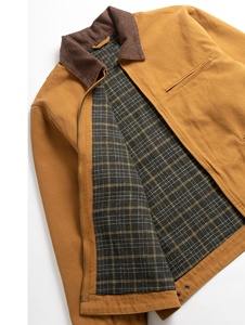 Mechanic Work Wear <b>Jacket</b> Manufacturer Custom Autumn Winter Trucker Canvas <b>Worker</b> <b>Jacket</b> for Men - Product Image 2