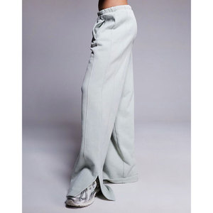Wearpex Wholesale Autumn Streetwear Fleece <b>Jogger</b> <b>Flare</b> Pants Regular Fit 100% Cotton Breathable Eco-Friendly Drawstring <b>Women</b> - Product Image 2