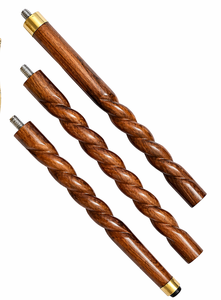 Bastón Plegable Victoriano de Lujo con Mango de Latón Grabado, Bastón de Madera Hecho a Mano, Estilo Steampunk, para Uso Diario y Deportivo - Product Image 3