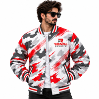 Blouson de baseball personnalisé pour homme en toile et cuir de vache, décontracté, respirant, sans capuche, à fermeture éclair, grande taille, printemps