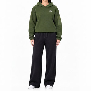 Conjunto de chándal para mujer al por mayor, personalizado, moderno, para invierno, ropa deportiva con capucha, conjunto holgado y a la moda para mujer - Product Image 2