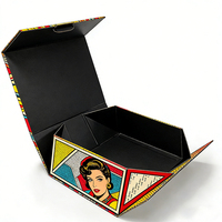 Boîte en forme de livre magnétique avec logo personnalisé, carton rigide solide, emballage pliable magnétique, boîtes cadeaux en papier
