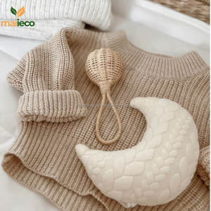 Hochets musicaux en osier pour bébé en rotin naturel personnalisable de haute qualité faits à la main jouet musical de style vente en gros - Product Image 2
