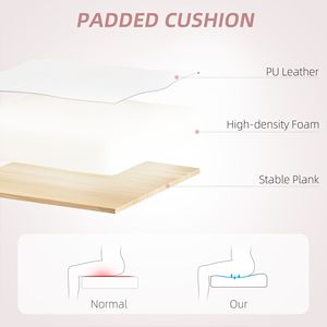 Sedia da Ufficio Direzionale in Pelle PU Bianca con Ruote Girevoli, Certificata BIFMA, Materiale in Rete, Reclinabile, con Poggiatesta e Poggiapiedi - Product Image 5
