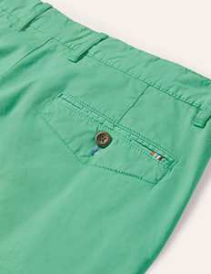 Shorts en coton pour hommes avec broderie chien, taille mi-haute, style décontracté, vert - Product Image 6