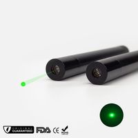 Pointeur laser professionnel longue portée en aluminium, lumière verte, classe de sécurité 2, en état neuf avec pièce de rechange pour tube laser