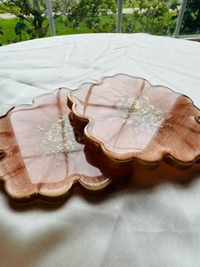 High Quality Resin Epoxy Coasters with Sculpture Flower Design for Home Decorative Best Price Customized Color AND Shape - Product Image 5