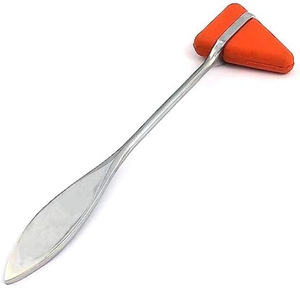 Marteau réflexe Taylor de qualité supérieure, en acier inoxydable de qualité chirurgicale, percuteur neurologique avec tête triangulaire en silicone - Marteau réflexe - Product Image 5